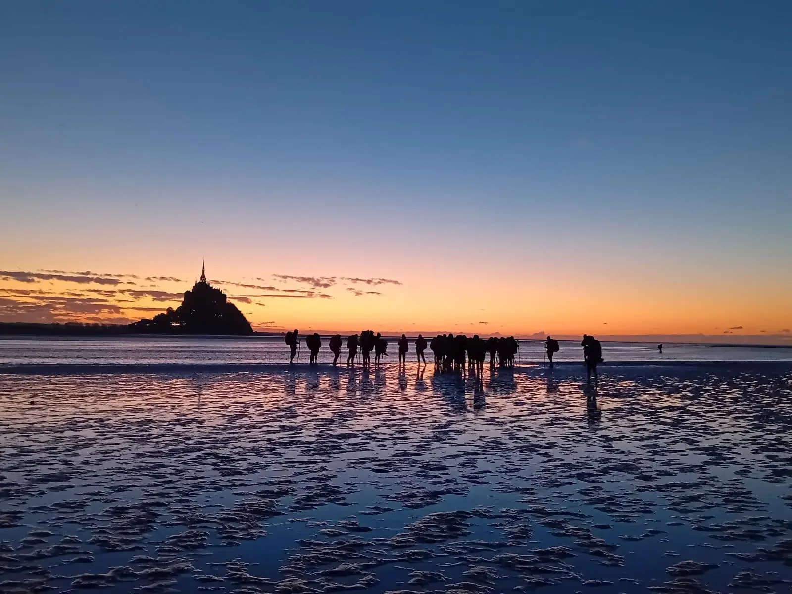 Photo du Mont-Saint-Michel à la Toussaint