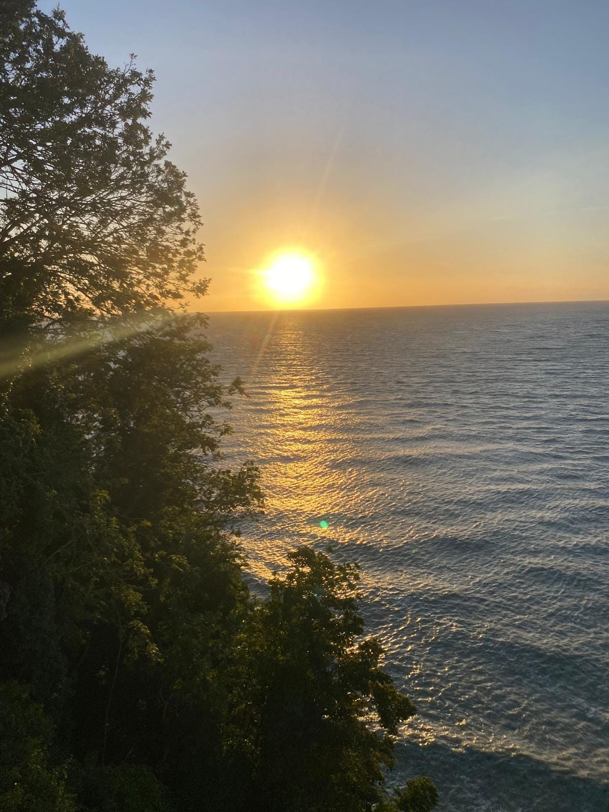 Photo de la mer vue de la Tour Nord au Mont-Saint-Michel